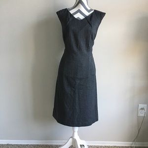 Cute Merona Herringbone Dress, SZ16, Knee-Length